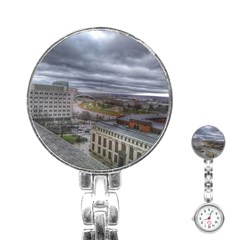 Ohio Supreme Court View Stainless Steel Nurses Watch by Riverwoman