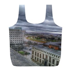 Ohio Supreme Court View Full Print Recycle Bag (l) by Riverwoman