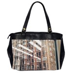 Chicago L Morning Commute Oversize Office Handbag (2 Sides) Back