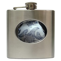 1840s Ohio Salt Glaze Hip Flask (6 Oz) by Riverwoman