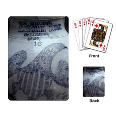 1840s Ohio Salt Glaze Playing Cards Single Design by Riverwoman