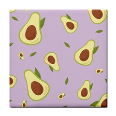 Avocado Green With Pastel Violet Background2 Avocado Pastel Light Violet Tile Coasters by genx