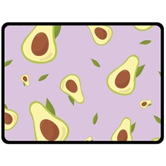 Avocado Green With Pastel Violet Background2 Avocado Pastel Light Violet Fleece Blanket (large)  by genx