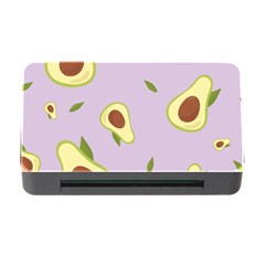 Avocado Green With Pastel Violet Background2 Avocado Pastel Light Violet Memory Card Reader With Cf by genx