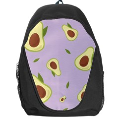 Avocado Green With Pastel Violet Background2 Avocado Pastel Light Violet Backpack Bag by genx