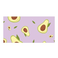 Avocado Green With Pastel Violet Background2 Avocado Pastel Light Violet Satin Wrap by genx