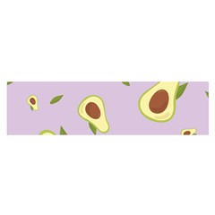 Avocado Green With Pastel Violet Background2 Avocado Pastel Light Violet Satin Scarf (oblong) by genx