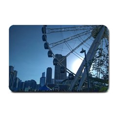 Navy Pier Chicago Small Doormat  by Riverwoman