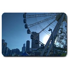 Navy Pier Chicago Large Doormat  by Riverwoman