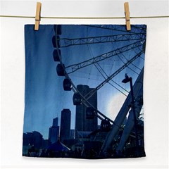 Navy Pier Chicago Face Towel by Riverwoman