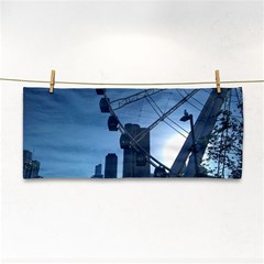 Navy Pier Chicago Hand Towel by Riverwoman