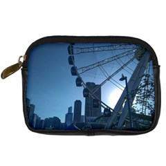 Navy Pier Chicago Digital Camera Leather Case by Riverwoman