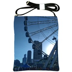 Navy Pier Chicago Shoulder Sling Bag by Riverwoman