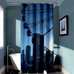 Navy Pier Chicago Shower Curtain 36  X 72  (stall)  by Riverwoman