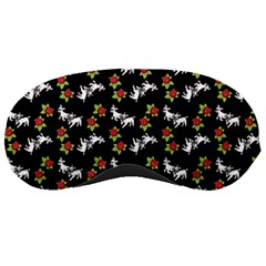 Lamb Pattern Black Sleeping Masks by snowwhitegirl