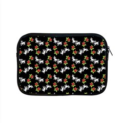 Lamb Pattern Black Apple Macbook Pro 15  Zipper Case by snowwhitegirl