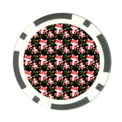 Fox And Trees Pattern Poker Chip Card Guard by snowwhitegirl