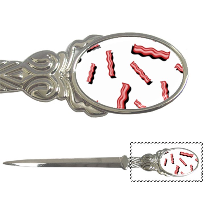 Funny Bacon Slices Pattern infidel red meat Letter Opener