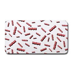 Funny Bacon Slices Pattern Infidel Red Meat Medium Bar Mats by genx