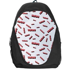 Funny Bacon Slices Pattern Infidel Red Meat Backpack Bag by genx