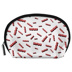 Funny Bacon Slices Pattern Infidel Red Meat Accessory Pouch (large) by genx