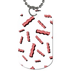 Funny Bacon Slices Pattern Infidel Red Meat Dog Tag (one Side) by genx