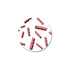 Funny Bacon Slices Pattern Infidel Red Meat Golf Ball Marker (10 Pack) by genx