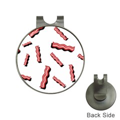 Funny Bacon Slices Pattern Infidel Red Meat Golf Ball Marker Hat Clip by genx