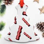 Funny Bacon Slices Pattern infidel red meat Ornament (Christmas Tree)  Front