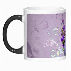 Happy Easter, Easter Egg With Flowers In Soft Violet Colors Morph Mugs by FantasyWorld7