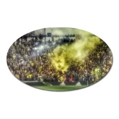 Columbus Crew Crowd, Mapfe Stadium Oval Magnet by Riverwoman