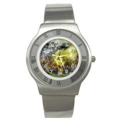 Columbus Crew Crowd, Mapfe Stadium Stainless Steel Watch by Riverwoman