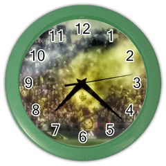 Columbus Crew Crowd, Mapfe Stadium Color Wall Clock by Riverwoman