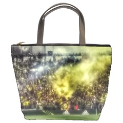 Columbus Crew Crowd, Mapfe Stadium Bucket Bag by Riverwoman