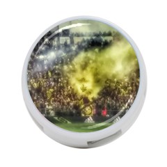 Columbus Crew Crowd, Mapfe Stadium 4-port Usb Hub (one Side) by Riverwoman