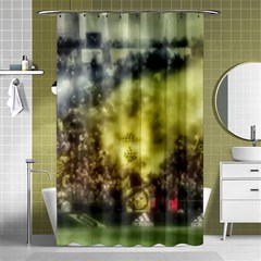 Columbus Crew Crowd, Mapfe Stadium Shower Curtain 48  X 72  (small)  by Riverwoman