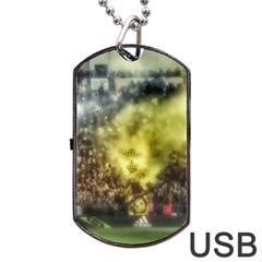 Columbus Crew Crowd, Mapfe Stadium Dog Tag Usb Flash (one Side) by Riverwoman