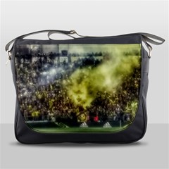 Columbus Crew Crowd, Mapfe Stadium Messenger Bag by Riverwoman