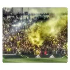 Columbus Crew Crowd, Mapfe Stadium Double Sided Flano Blanket (small)  by Riverwoman