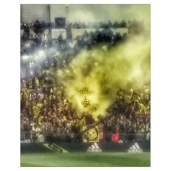 Columbus Crew Crowd, Mapfe Stadium Drawstring Bag (small) by Riverwoman