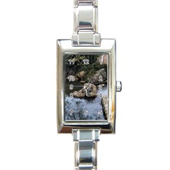 Garden of the Phoenix Rectangle Italian Charm Watch