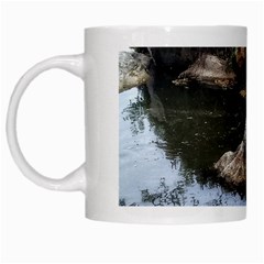 Garden of the Phoenix White Mugs