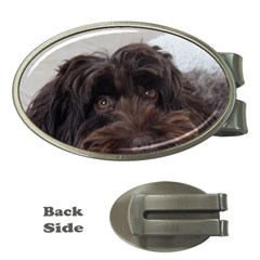 Laying In Dog Bed Money Clips (oval)  by pauchesstore