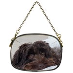 Laying In Dog Bed Chain Purse (Two Sides) Front