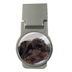 Laying In Dog Bed Money Clips (round)  by pauchesstore