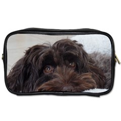 Laying In Dog Bed Toiletries Bag (one Side) by pauchesstore