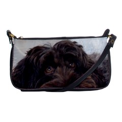 Laying In Dog Bed Shoulder Clutch Bag by pauchesstore