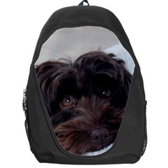 Laying In Dog Bed Backpack Bag by pauchesstore