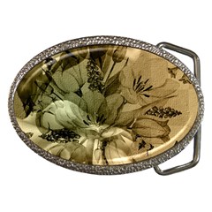 Wonderful Floral Design With Butterflies Belt Buckles by FantasyWorld7