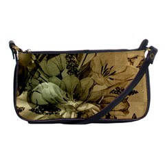 Wonderful Floral Design With Butterflies Shoulder Clutch Bag by FantasyWorld7